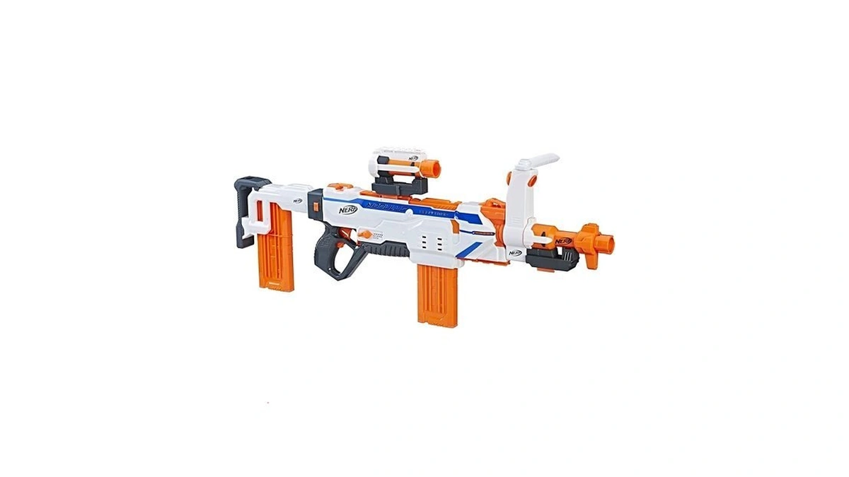 Nerf Modulus Regulator Fully Motorized Blaster, 3 Firing Modes (amazon