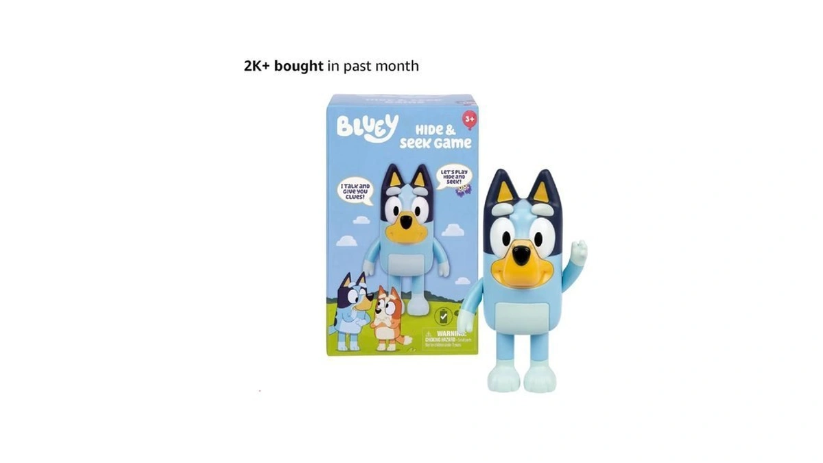 Bluey Game Hide And Seek Electronic Figure, Articulated, Musical Kids