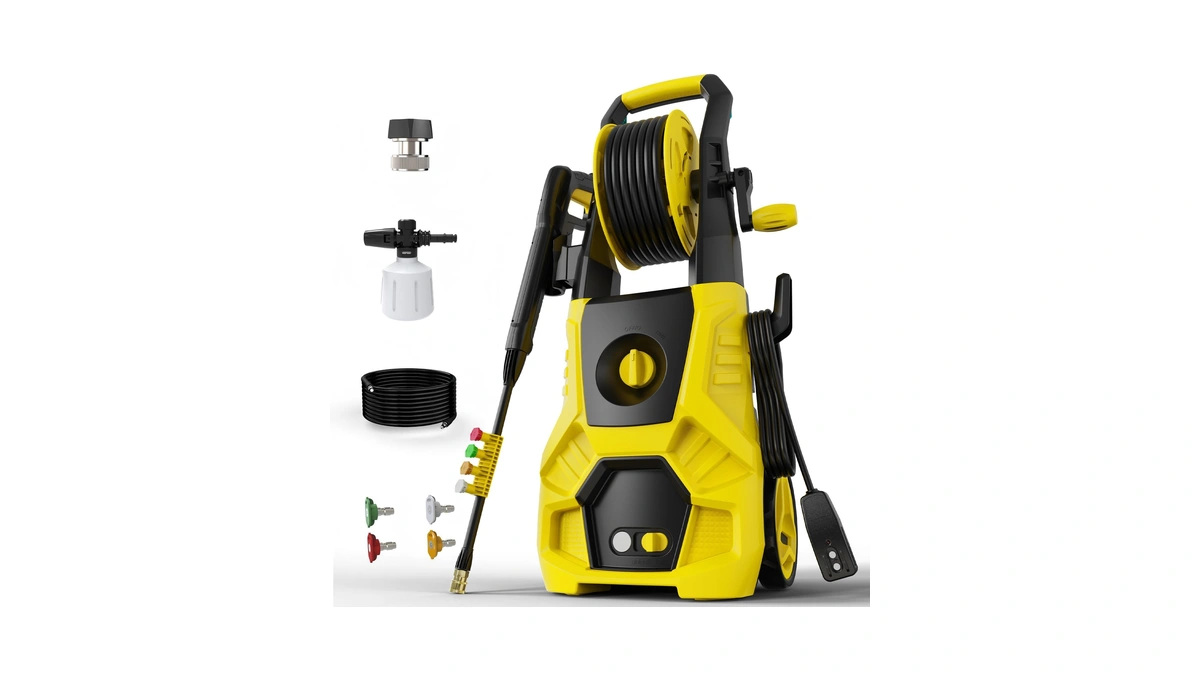Decoktool 5000psi Powerwasher With 4 Quick Connect Nozzles, Foam Cannon