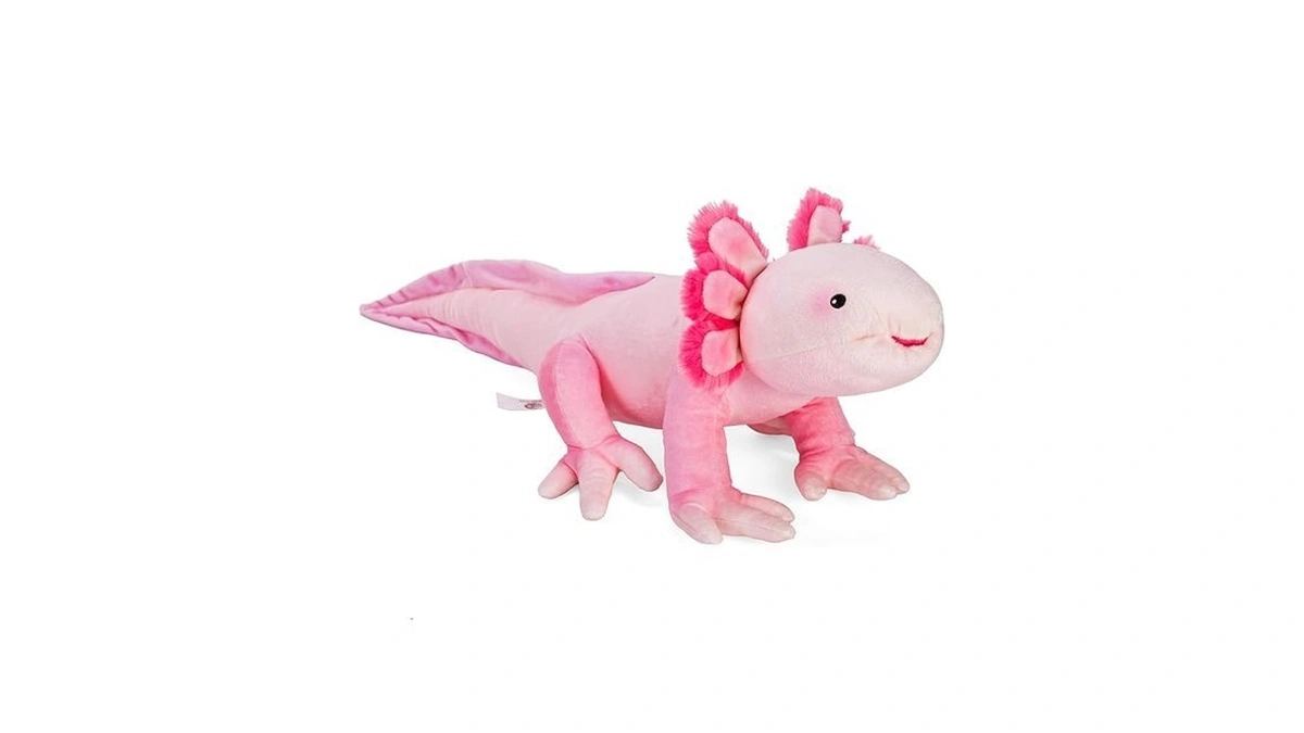 Wild Republic Cuddlekins Eco Axolotl, Stuffed Animal, 12 Inches, Plush