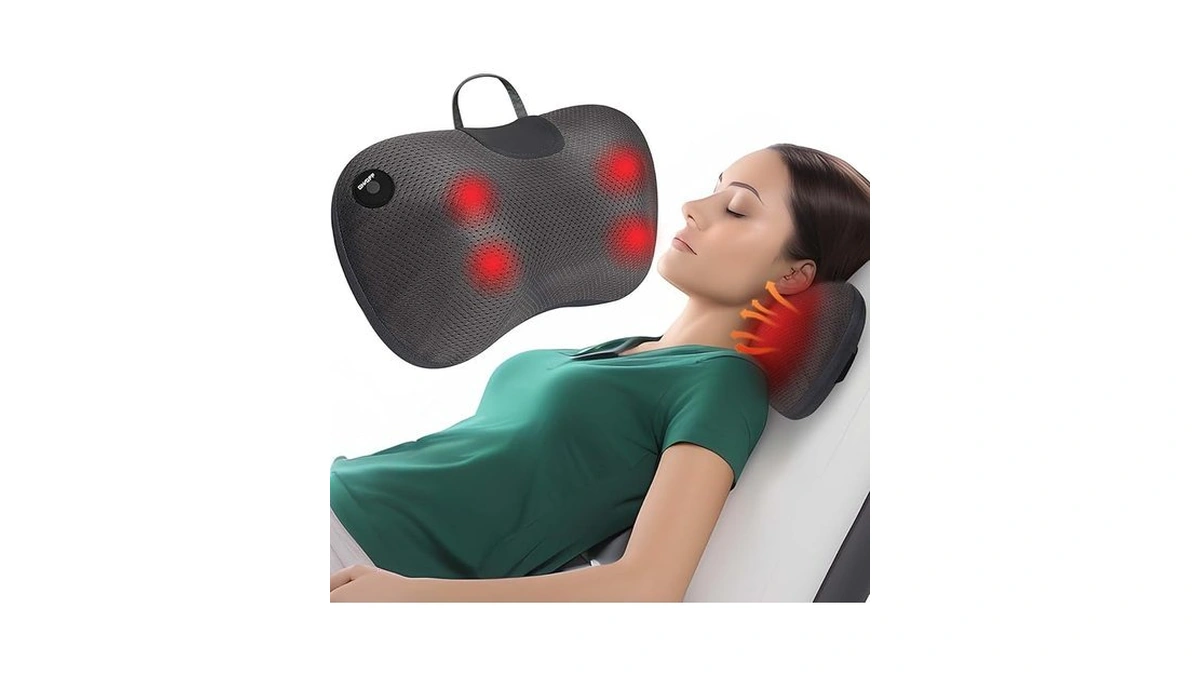 Back Massager Pillow For Pain Relief Deep Tissue - Shiatsu