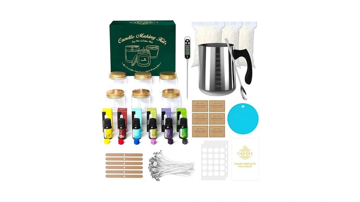 Aeraroma Candle Making Kit For Adults, Soy Candle Making Kit