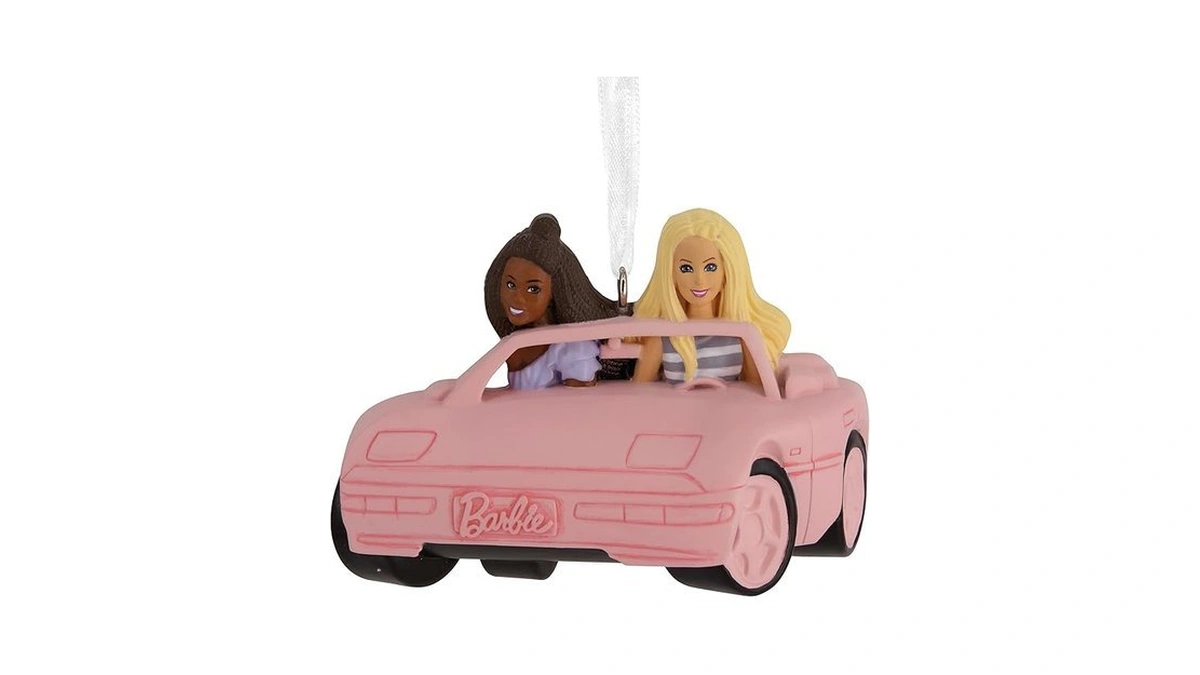 Hallmark Barbie In Car Christmas Ornament