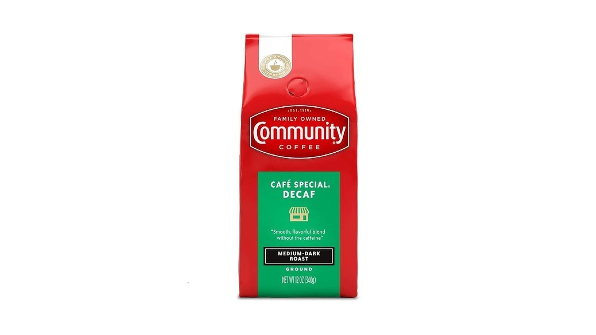 Community Coffee Cafe Special Decaf Ground Coffee, Medium Dark Roast,
