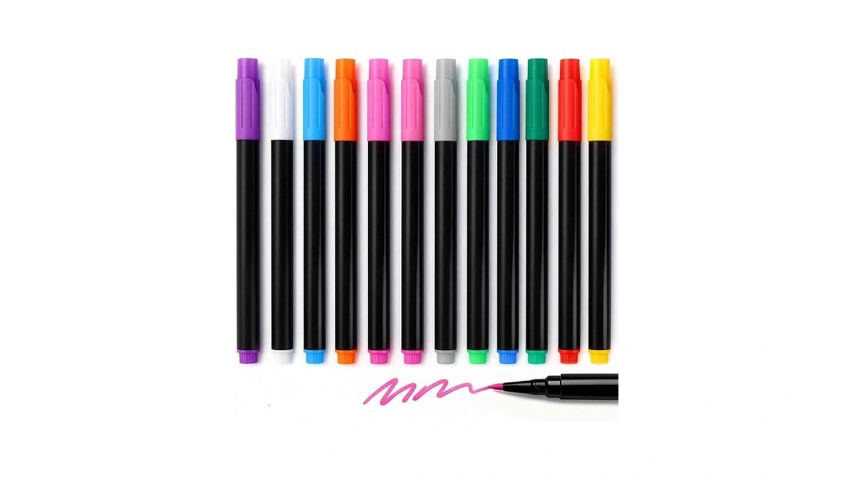 12-color Liquid Markers For Led Note Board With Colors, Compatible