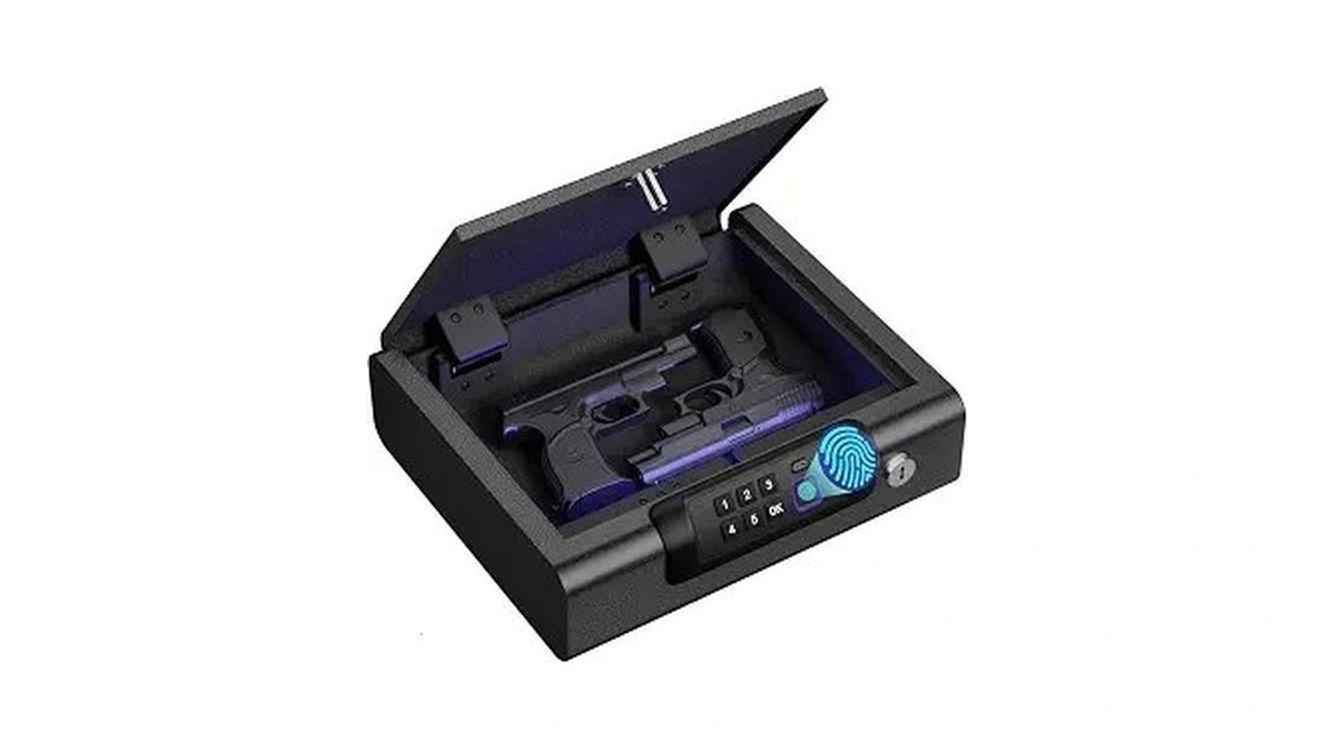 Billconch Gun Safes Biometric Gun Safe Portable Pistol Safes Electronic
