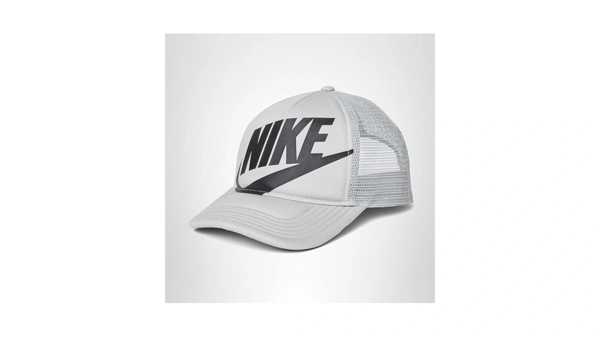 Nike Kid's Rise Structured Trucker Cap, Light Smoke Grey/light Smoke