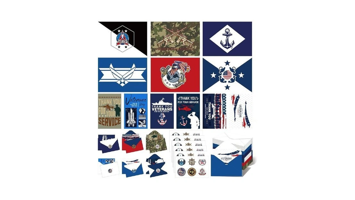 Bensbl 120pack Bulk Thank You For Your Service Cards With