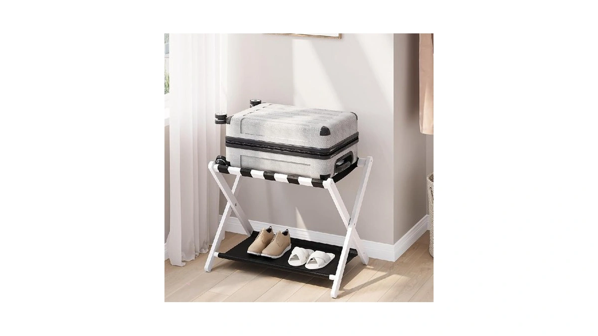 Smart Fendee Luggage Rack, Folding Luggage Rack For Guest Room,