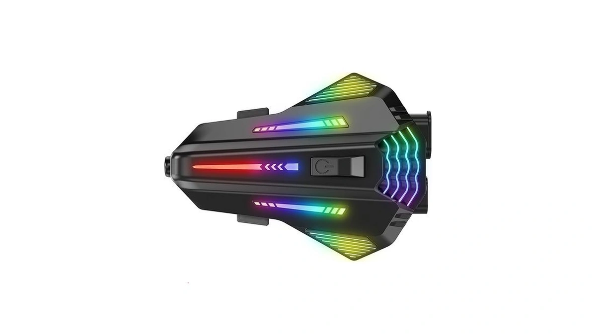 Warm Ef Motorcycle Helmet Bluetooth Speakers Headset With Led Screen,