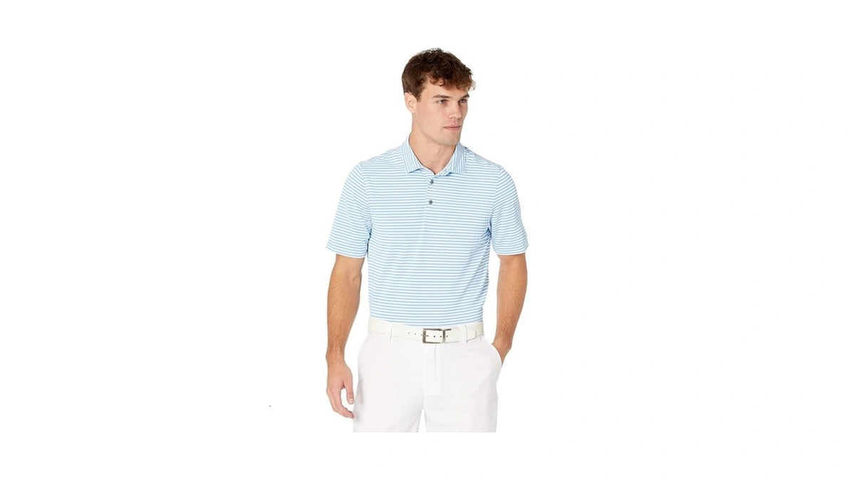 Cutter Buck Striped Polo Shirts