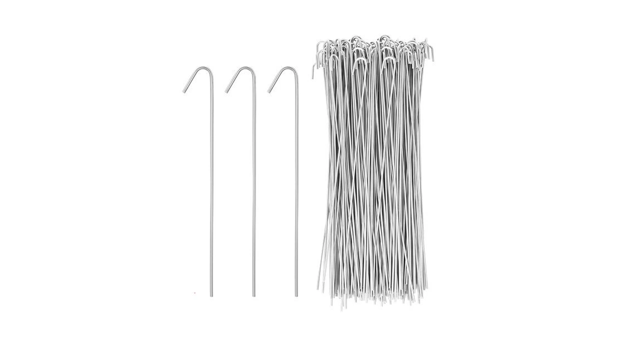 Chain Link Fence Ties, 10.5 Inch 100-piece Stainless Steel Wire