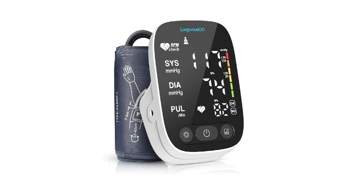 Longevousioo Blood Pressure Monitor For Home Use, Automatic Bp Machine