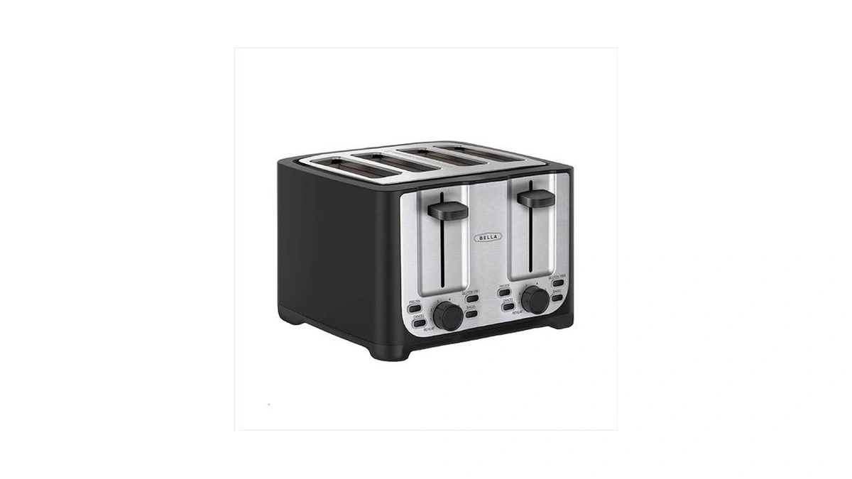 Bella 4 Slice Toaster With Auto Shut Off, Extra Wide