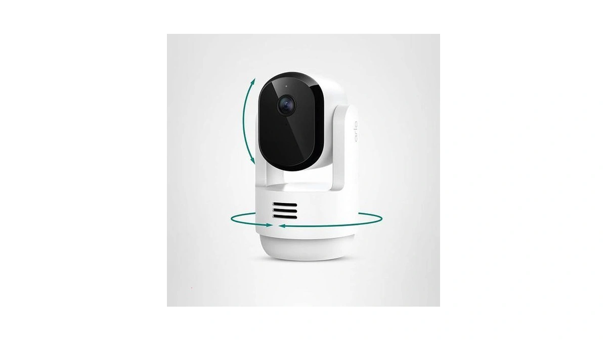 Arlo Essential Indoor Pan Tilt Security Camera 2k (2025 Release)