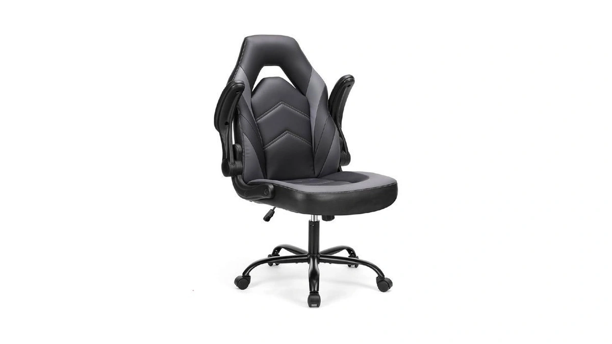 Sweetcrispy Computer Video Game Desk Chair - Ergonomic Comfy Lumbar