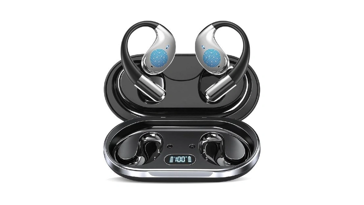 Zidoxing Open Ear Bone Conduction Headphones，,over Ear Earbuds With Ergonomic