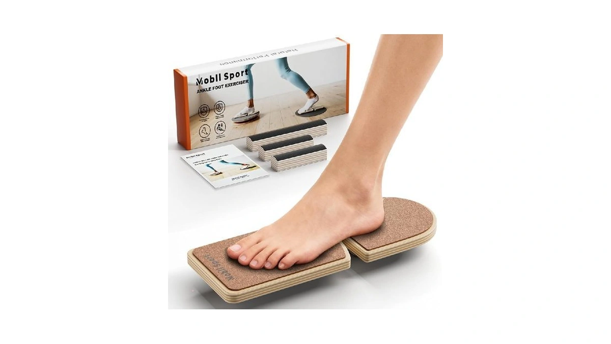 Mobllsport Cork Ankle Balance Board & Foot Strengthener