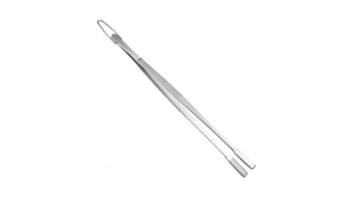 12-inch Kitchen Tweezers, Food Grade Stainless Steel Tweezers Tongs, Cooking