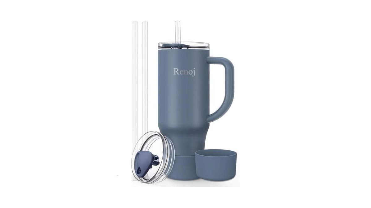 Renoj Insulated Mug 100% Spill Resistant Insulated Water Bottle For