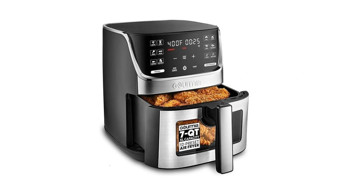 Gourmia Air Fryer - 7 Qt Large Capacity With Led