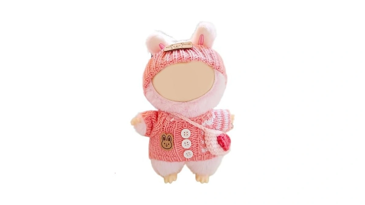 3pcs Handcrafted Crochet Doll Clothes For Labubu - Compatible With