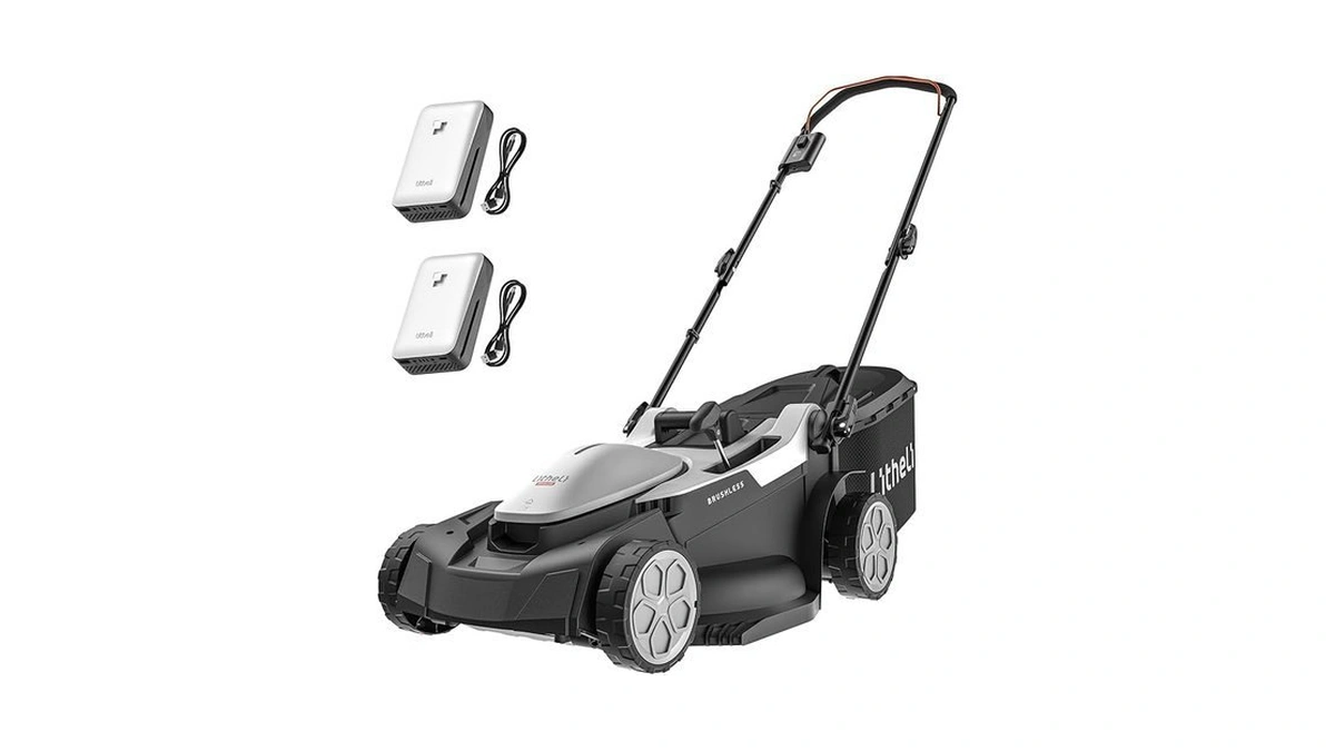 Litheli 18-inch 40v Brushless Lawn Mower For Garden Yards, Lightweight