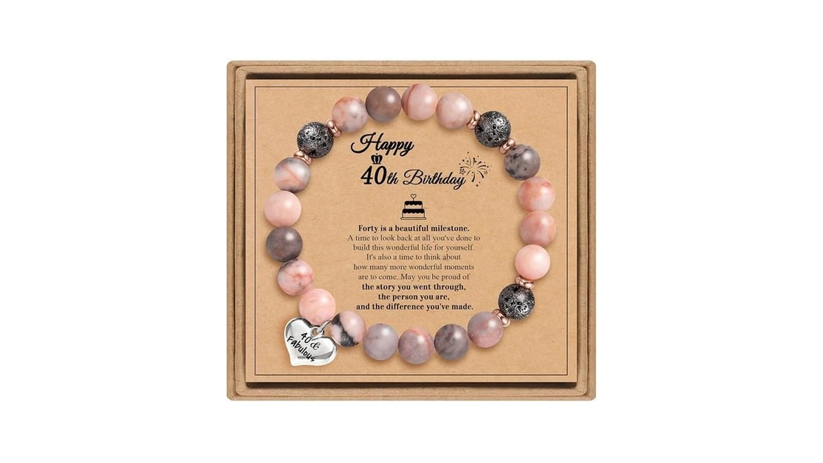 Sistble 40 Year Old Birthday Gifts For Women Beaded Bracelets