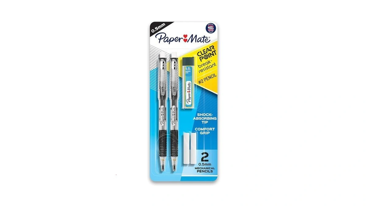 Paper Mate Clearpoint Mechanical Pencils, 0.5mm Break-resistant Hb #2 Lead,
