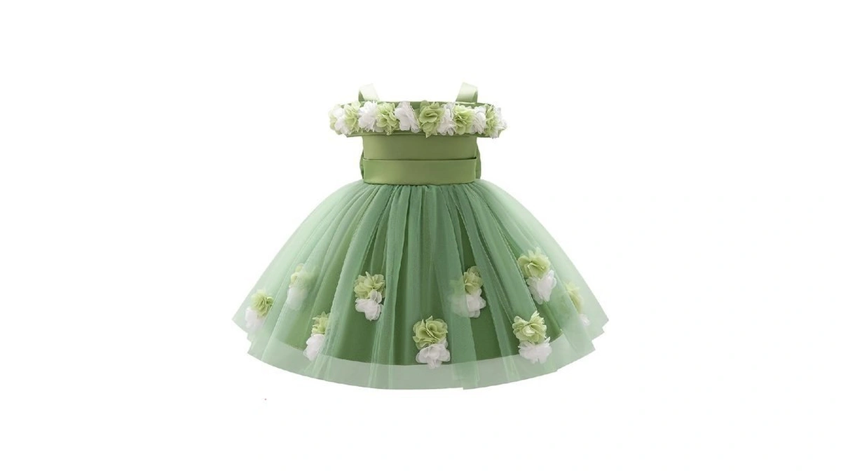 Eulimene Baby Girl Dress Cold Shoulder Princess Birthday Dresses Formal