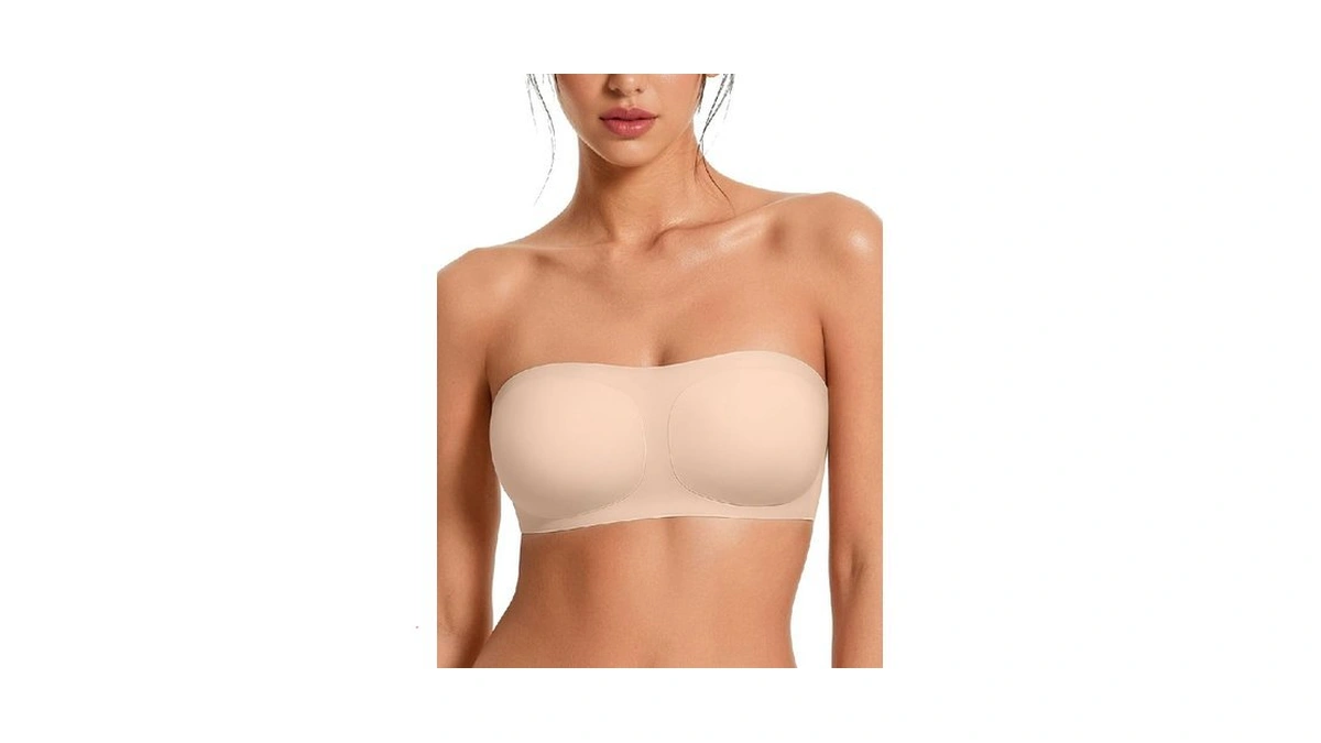 Avidlove Strapless Bras For Women Non Slip Wireless Jelly Comfy