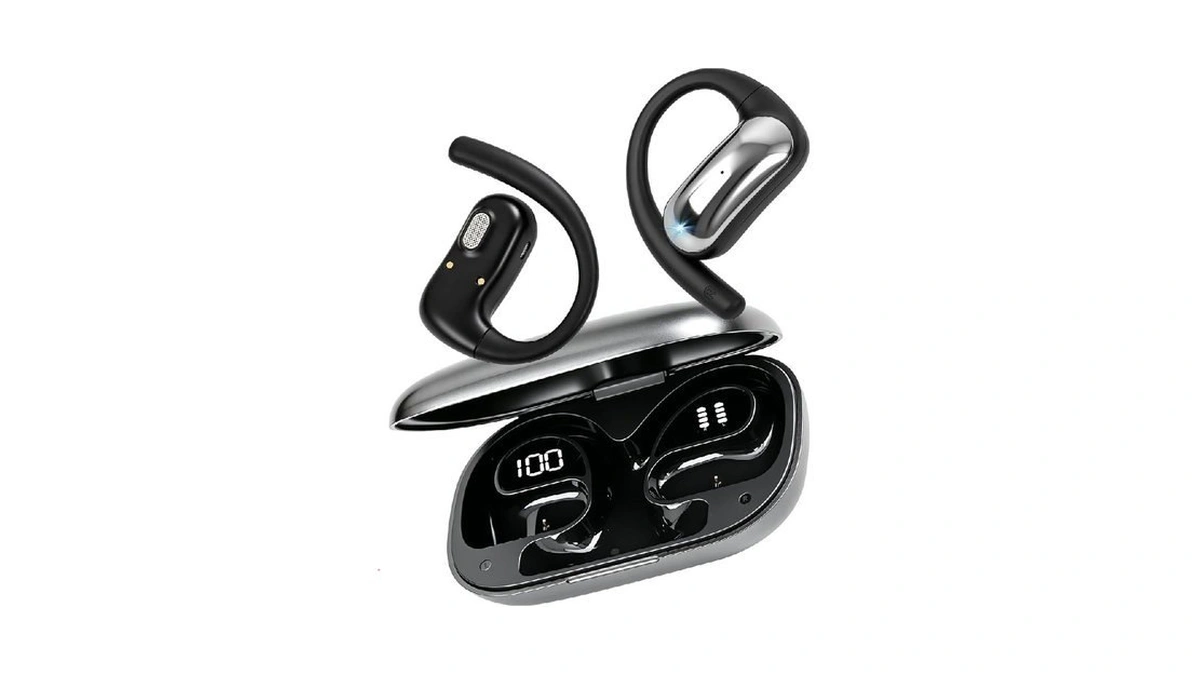Ppbp Open Ear Headphones Wireless Bluetooth 6.1, Over Ear Earbuds