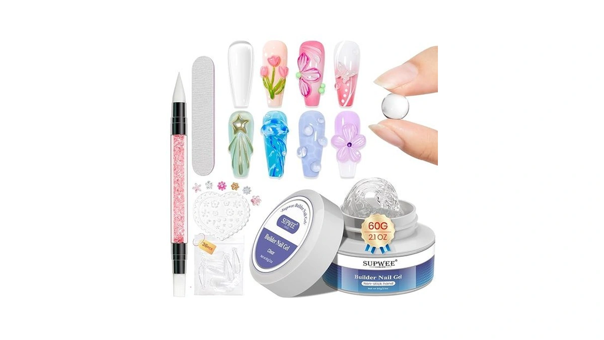 Supwee 3d Nail Gel 60g Clear Nail Builder Gel Hard