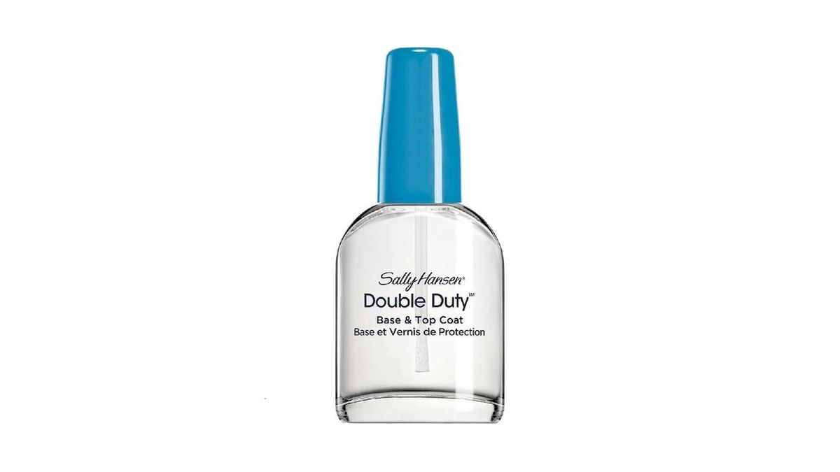 Sally Hansen Double Dutyβ’, Base And Top Coat, Quick Dry,