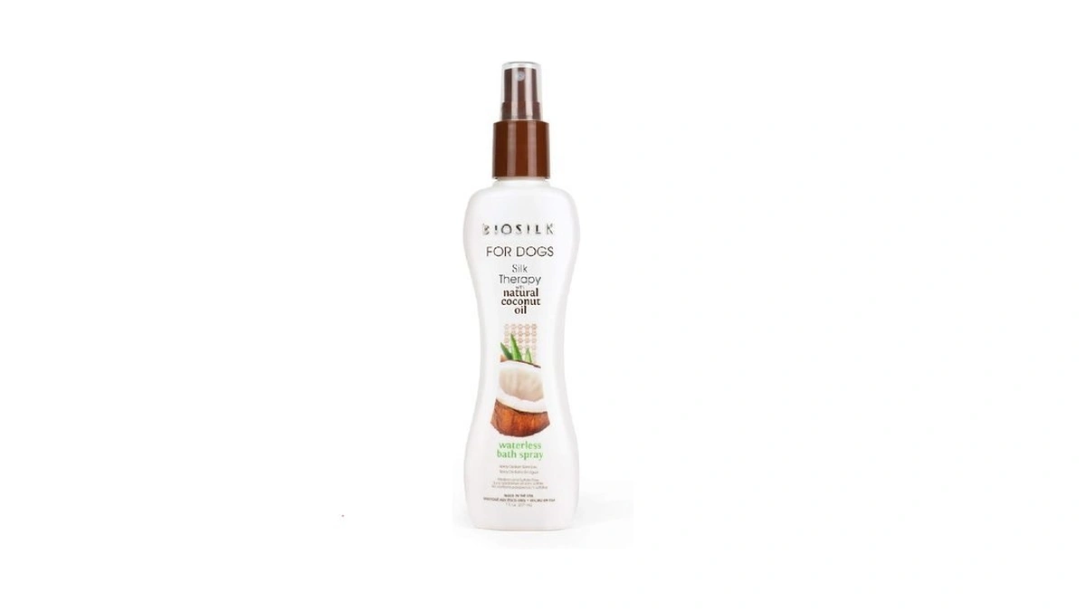 Biosilk For Dogs Silk Therapy Waterless Shampoo Spray With Organic