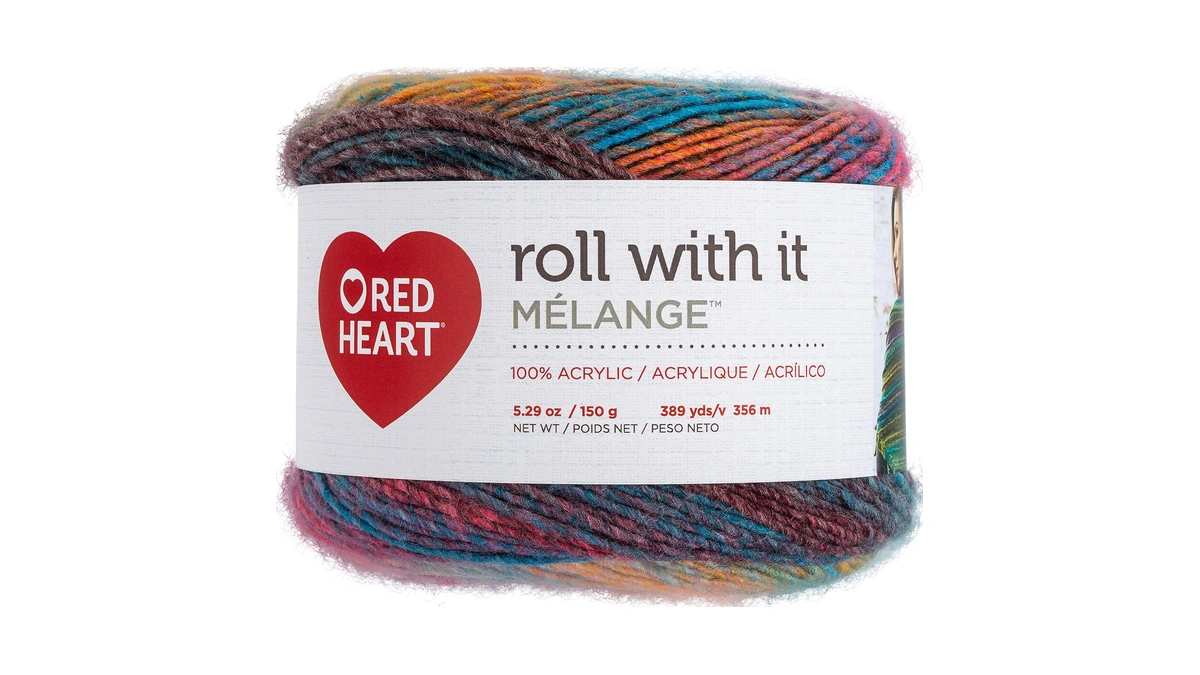 Red Heart Roll With It Melange Show Time