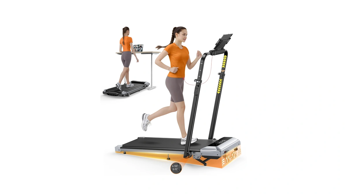 Toputure Walking Pad Treadmill With 12% Incline, 6 In 1
