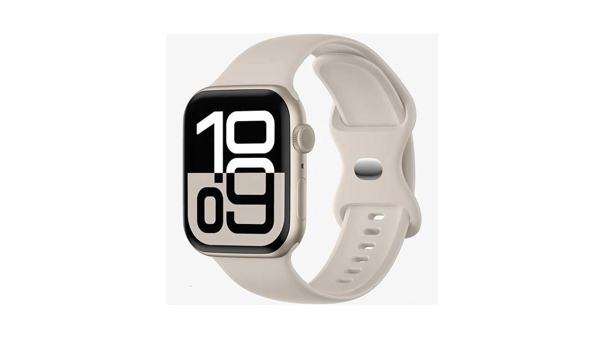 Dgege Fkm Band Compatible With Apple Watch For Men 49mm