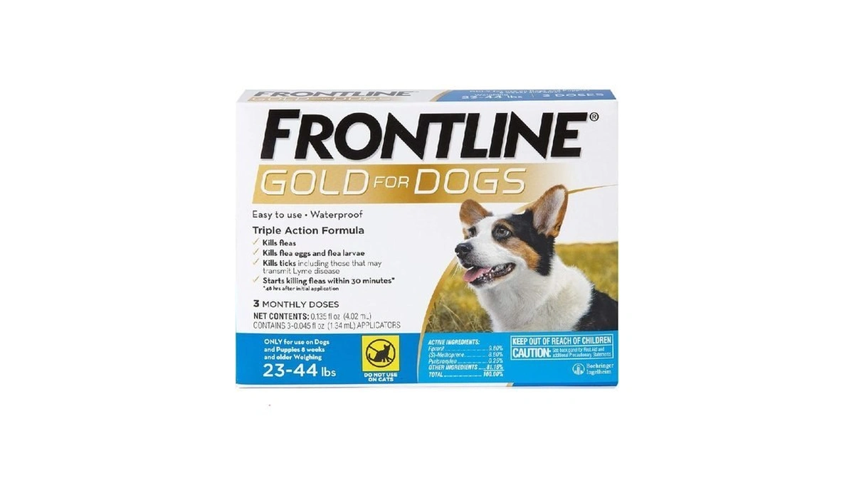 Frontline Gold Flea & Tick Treatment For Medium Dogs Up