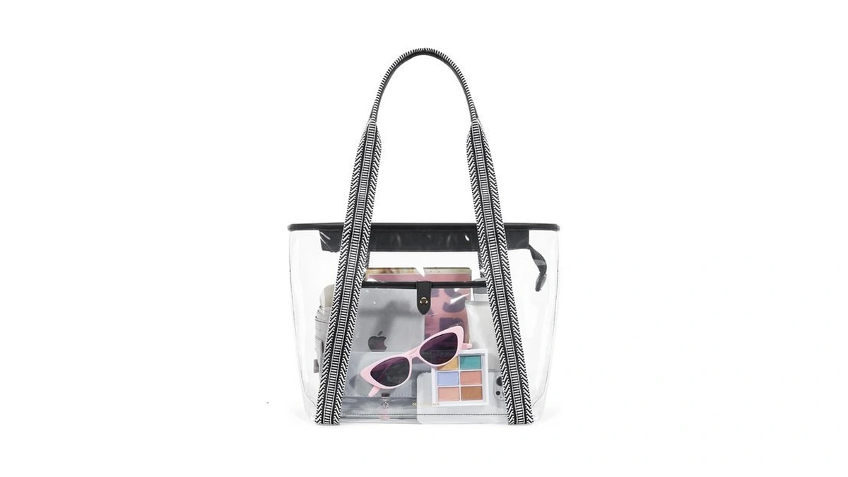 Missnine Clear Bag For Stadium Events, 12x6x12 Approved Clear Tote
