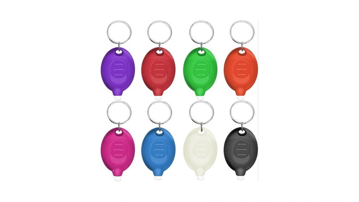 Daemson Mini Led Keychain Flashlight, Ultra Bright Tiny Flashlight (8pcs)