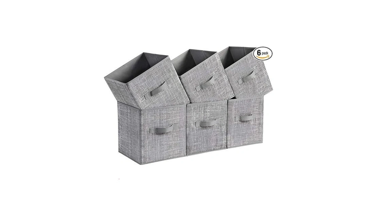 Songmics Storage Cubes, 11-inch Non-woven Fabric Bins With Double Handles,