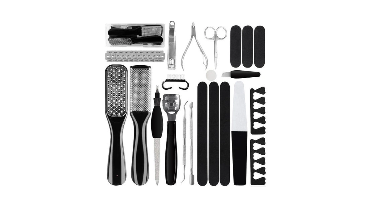 Professional Manicure And Pedicure Tool Kit Professional Exfoliation Foot File