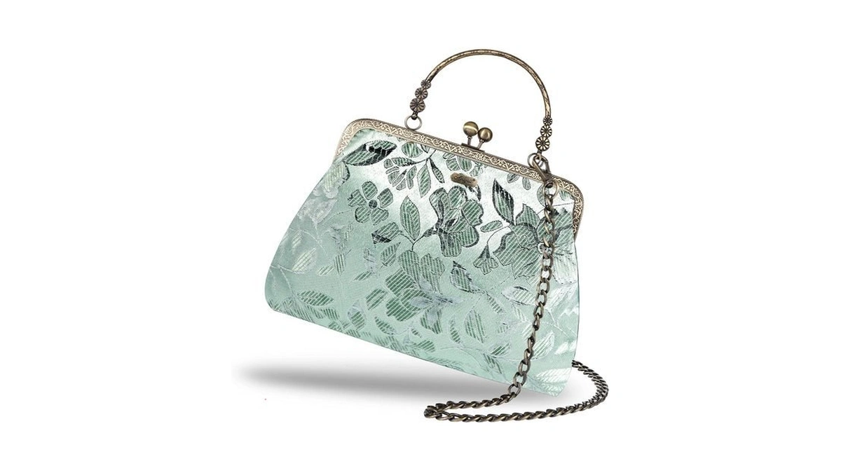 Abuyall Women's Evening Bags And Clutches, Kiss Lock Purse For