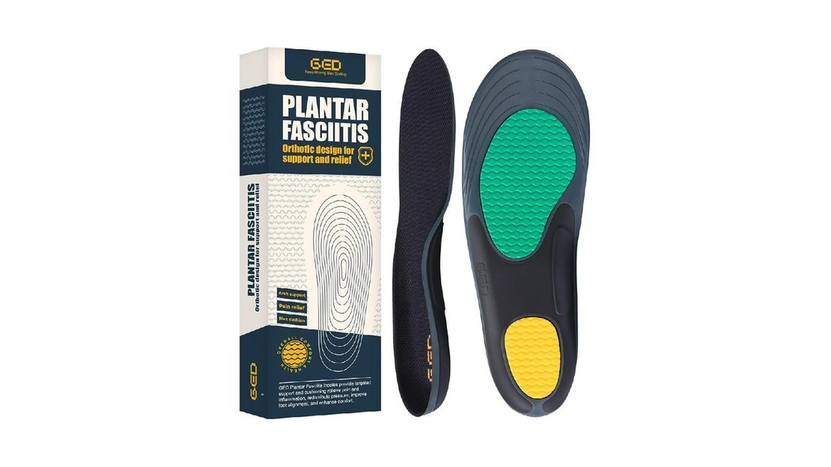 Ged Plantar Fasciitis Insoles For Men, Ul-certified Carbon Fiber Arch