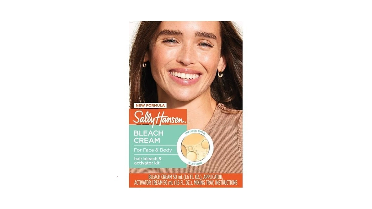 Sally Hansen Bleach Cream For Facial & Body Hair |
