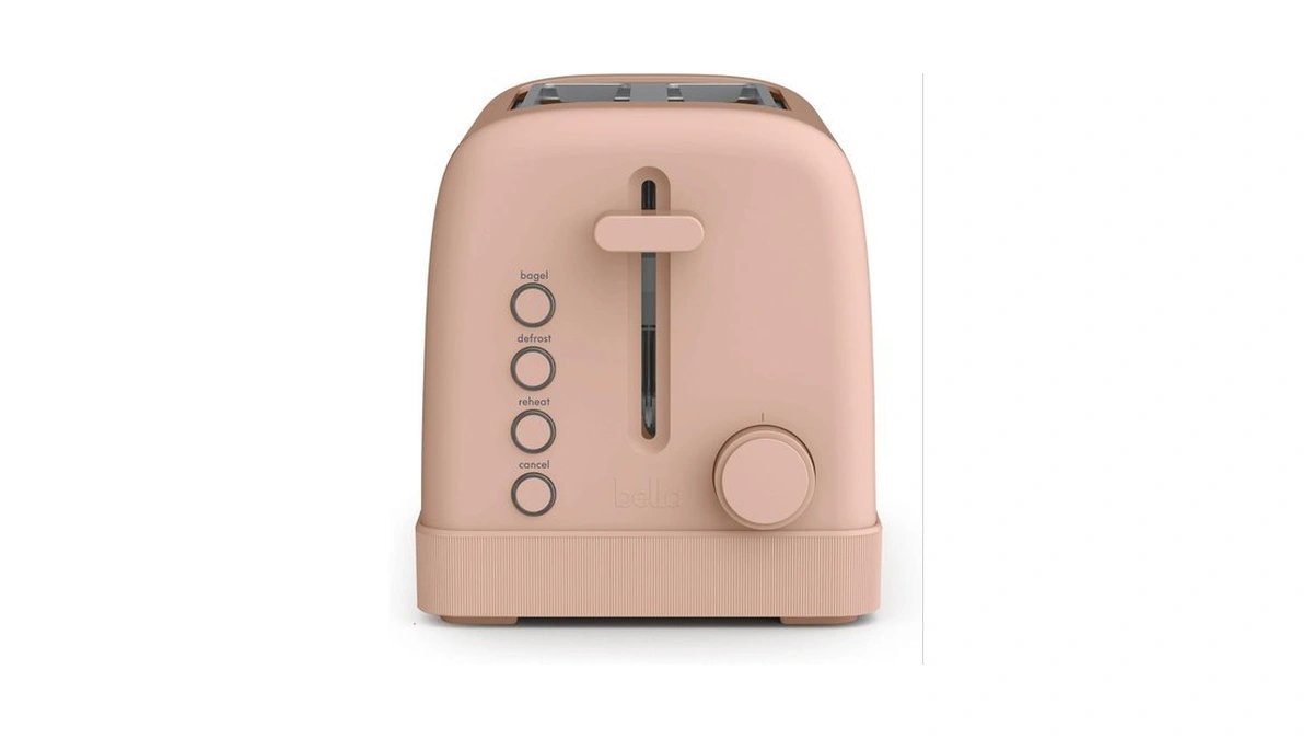 Bella 2 Slice Toaster, 6 Setting Shade Control W Reheat,