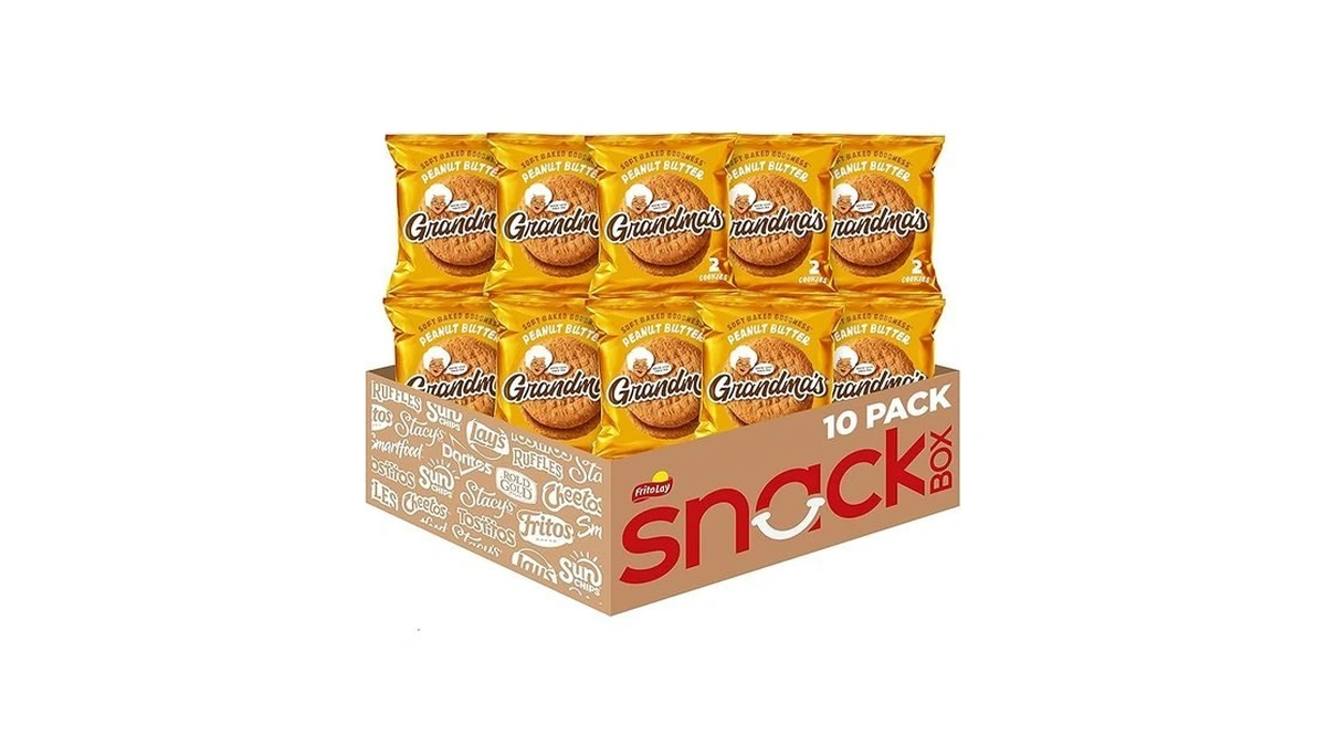 Grandma's Cookies, Peanut Butter, 2.5 Ounce (pack Of 10)
