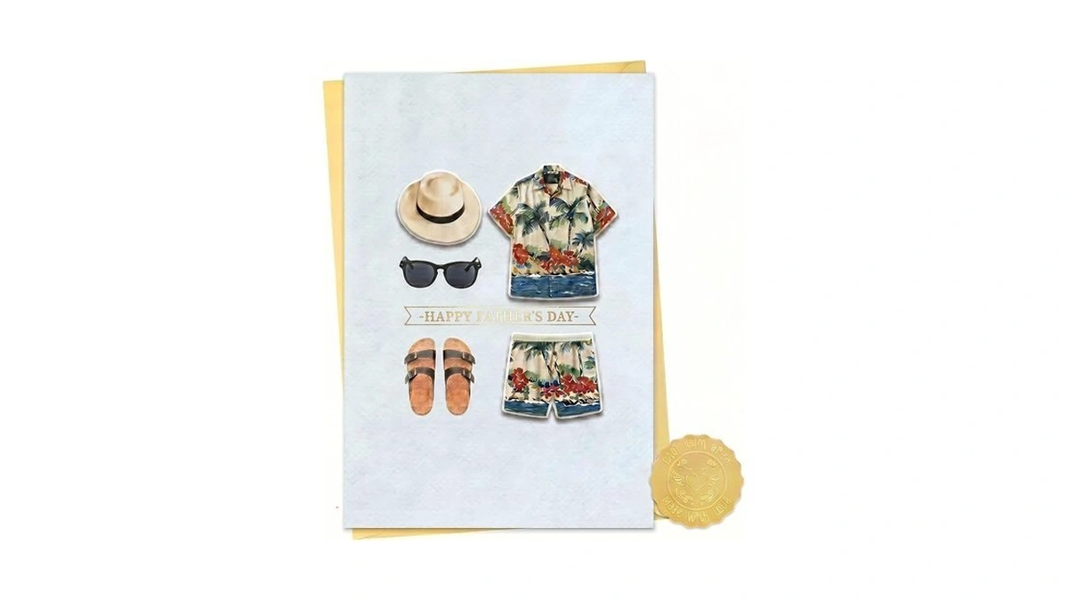 D24time Fathers Day Card For Husband - Fathers Day Gift