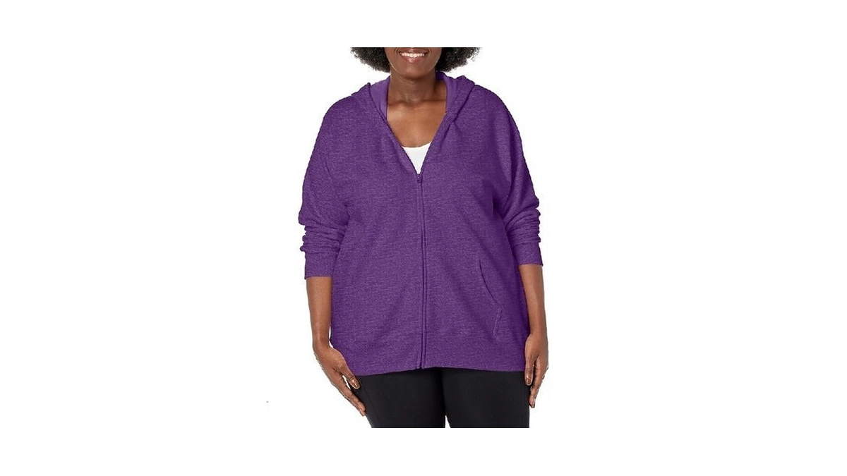 Just My Size Womens Comfortsoft Ecosmart Fleece Full-zip Women's Athletic